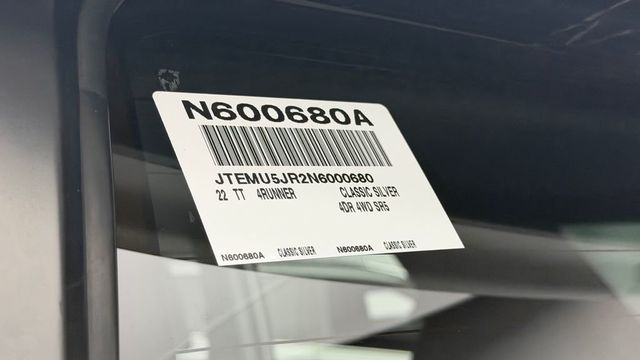 2022 Toyota 4Runner SR5 4WD - 23037067 - 43