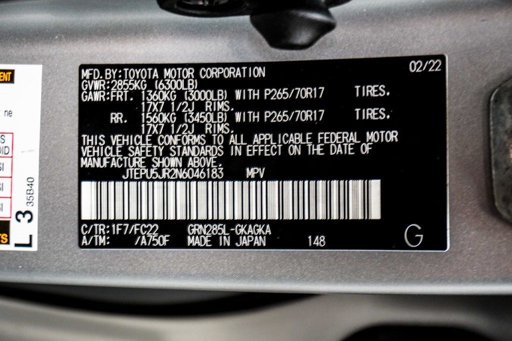 2022 Toyota 4Runner TRD Off-Road photo 42
