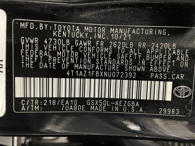 2022 Toyota Avalon XLE FWD - 22940184 - 47