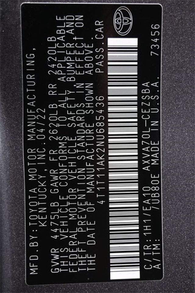 2022 Toyota Camry SE Automatic - 22968786 - 8