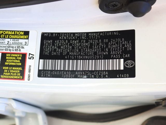 2022 Toyota Camry SE Automatic AWD - 23090473 - 29
