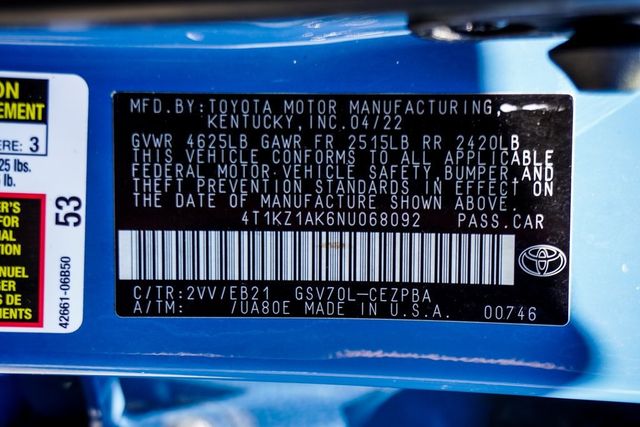 2022 Toyota Camry TRD V6 Automatic - 22911087 - 42