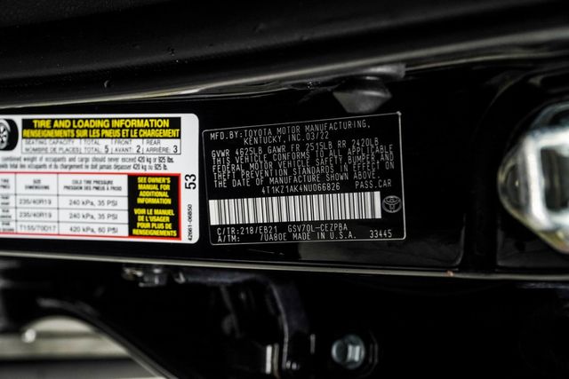 2022 Toyota Camry TRD V6 Automatic - 22938696 - 37