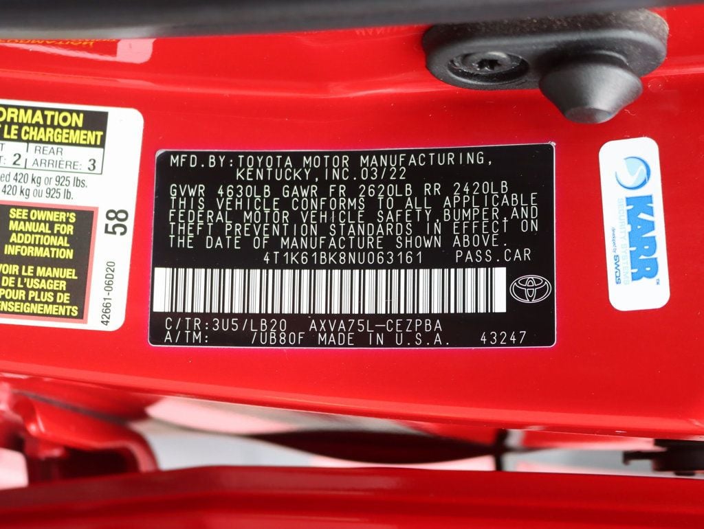 2022 Toyota Camry XSE Automatic AWD - 22988467 - 32