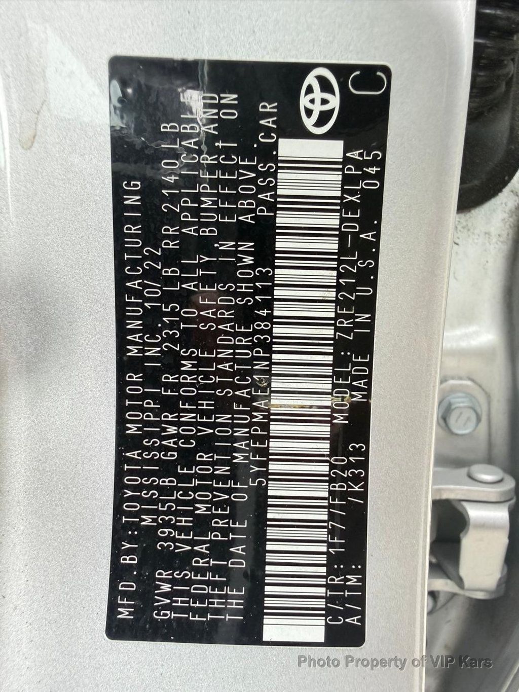 2022 Toyota Corolla LE CVT - 22933796 - 20
