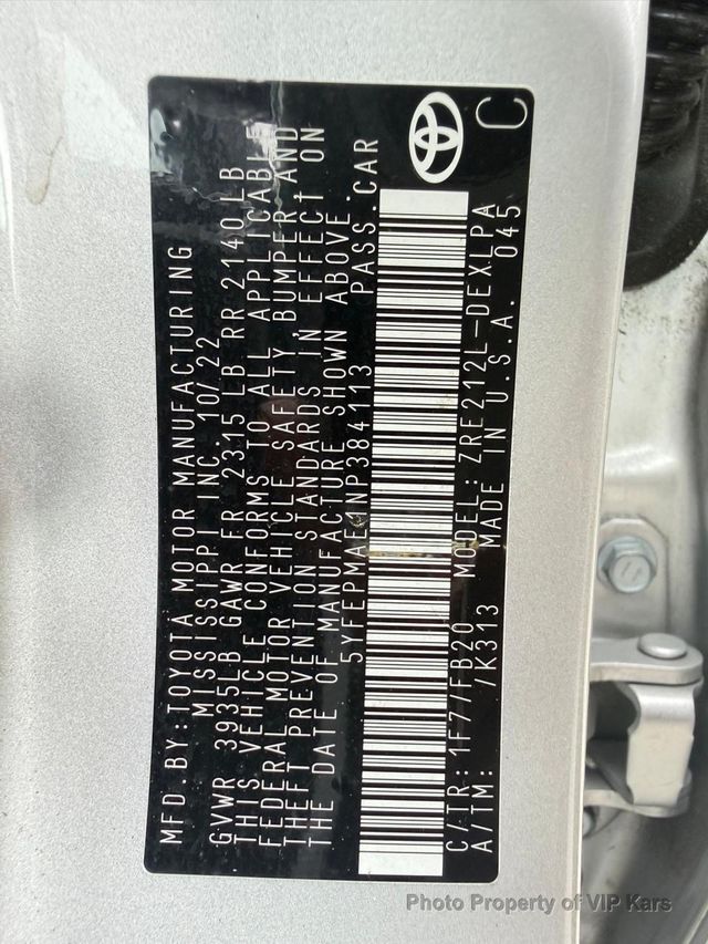 2022 Toyota Corolla LE CVT - 22933796 - 20