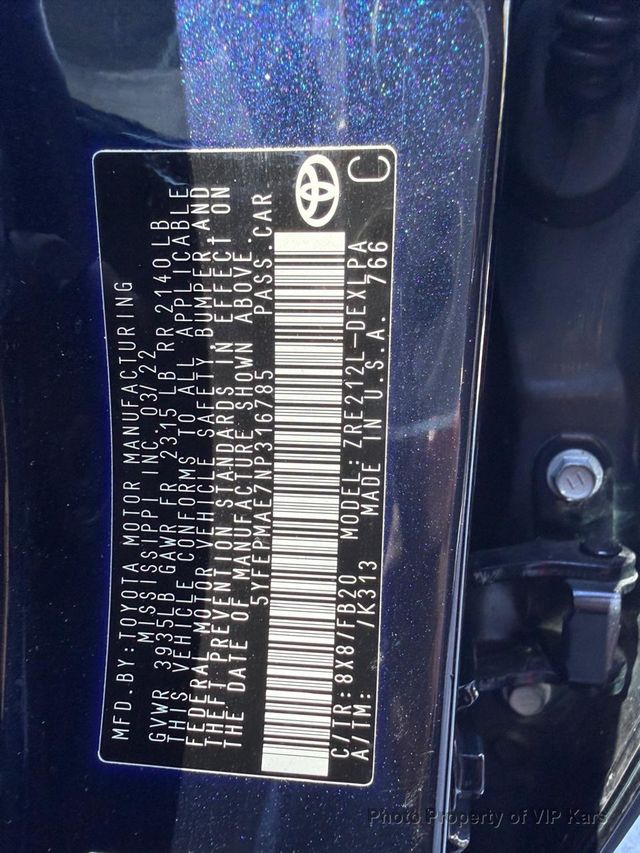 2022 Toyota Corolla LE CVT - 22989654 - 23