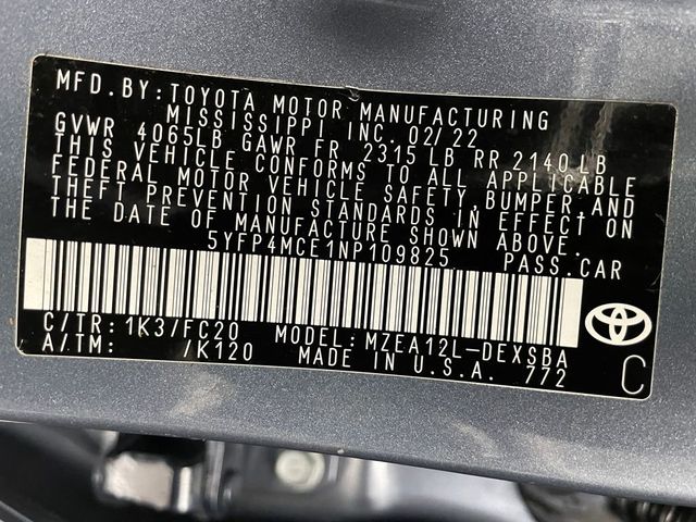 2022 Toyota Corolla SE CVT - 22922818 - 45
