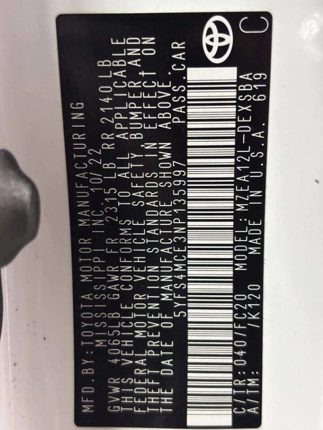 2022 Toyota Corolla SE Nightshade CVT - 23022343 - 33