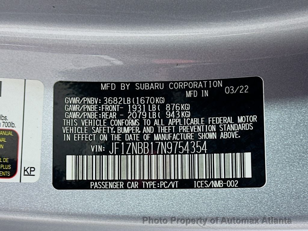 2022 Toyota GR86 Base (M6) - 22609738 - 33