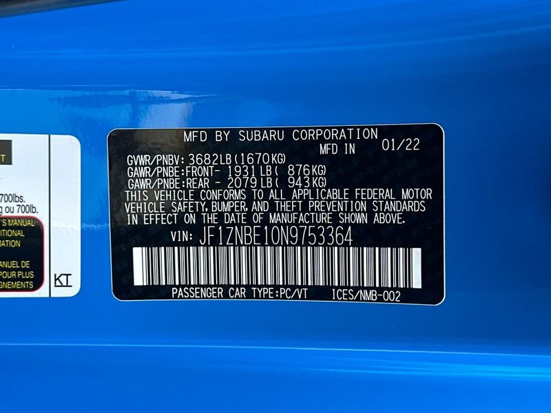 2022 Toyota GR86 Premium Manual - 22980600 - 20