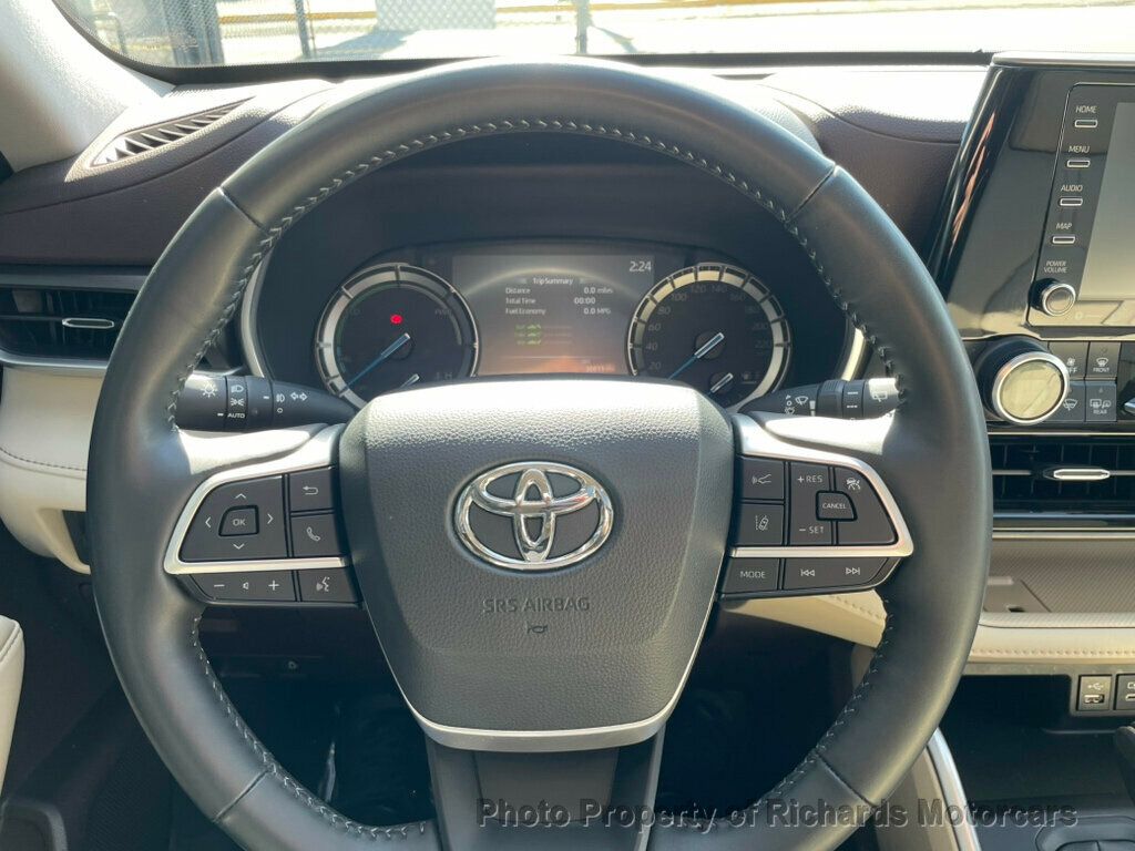 2022 Toyota Highlander Hybrid XLE AWD - 23012885 - 12