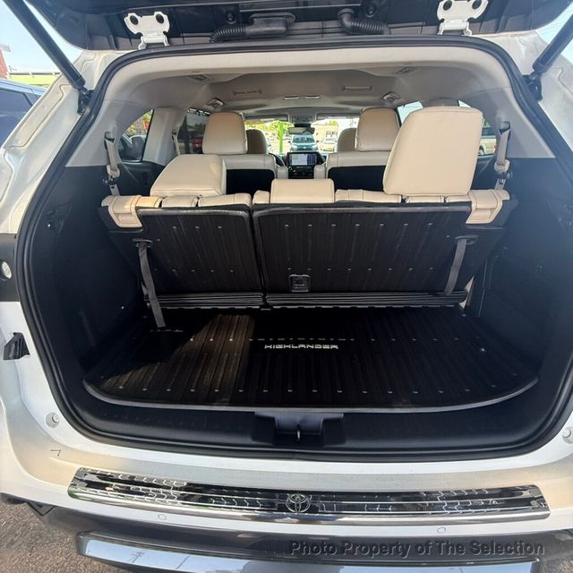 2022 Toyota Highlander LIMITED AWD W/12.3IN TOUCHSCREEN BIRDS EYEVIEW CAMERA - 23021592 - 34