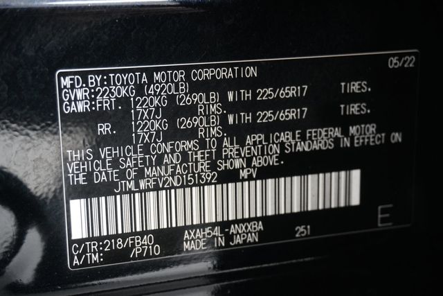 2022 Toyota RAV4 Hybrid LE AWD - 22984631 - 26