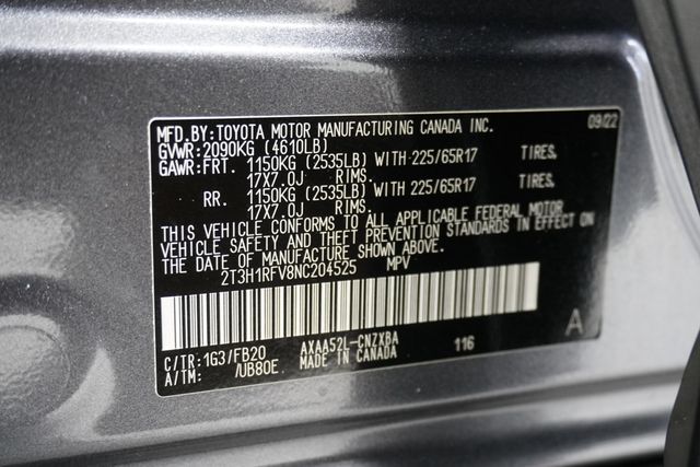 2022 Toyota RAV4 LE FWD - 22950493 - 25