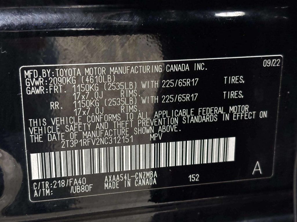 2022 Toyota RAV4 XLE AWD - 23060104 - 35