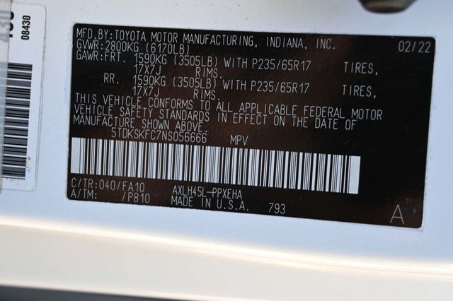 2022 Toyota Sienna LE AWD 8-Passenger - 22940397 - 29