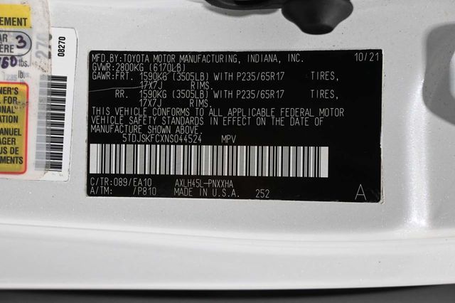 2022 Toyota Sienna XLE AWD 7-Passenger - 23097361 - 33