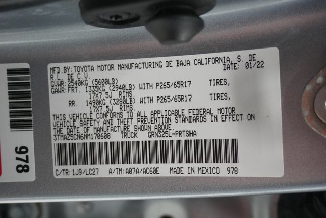 2022 Toyota Tacoma 2WD  - 23005150 - 32