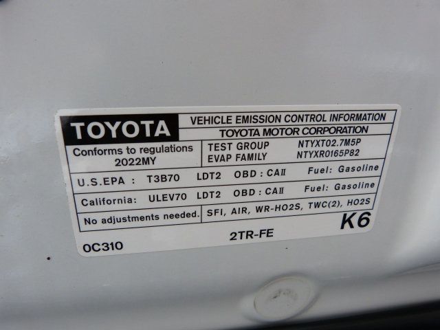 2022 Toyota Tacoma 2WD 2.7L 4CYL. GAS*EXTENDED CAB TRUCK*"ARE" TOPPER WITH LADDER RACK - 22954737 - 44