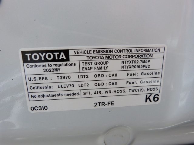 2022 Toyota Tacoma 2WD 2.7L 4CYL. GAS*EXTENDED CAB TRUCK*"ARE" TOPPER WITH LADDER RACK - 22964471 - 45