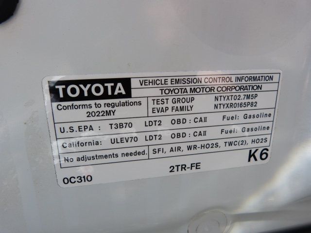 2022 Toyota Tacoma 2WD 2.7L 4CYL. GAS*EXTENDED CAB TRUCK*"ARE" TOPPER WITH LADDER RACK - 22973256 - 45