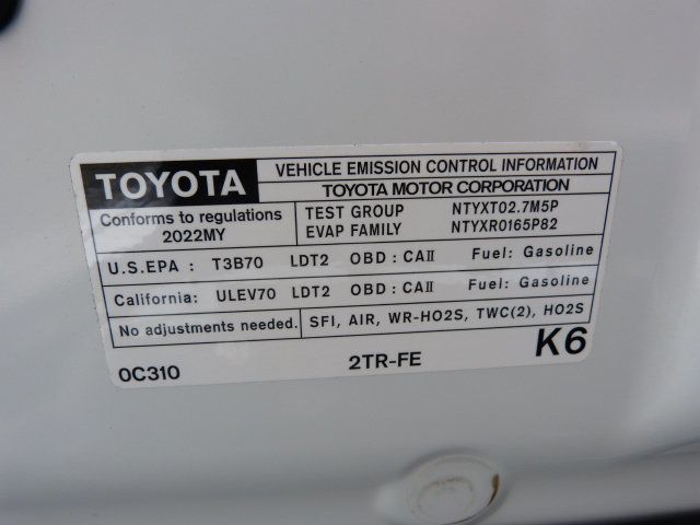 2022 Toyota Tacoma 2WD 2.7L 4CYL. GAS*EXTENDED CAB TRUCK*"ARE" TOPPER WITH LADDER RACK - 22991507 - 44