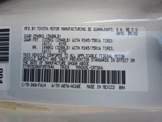 2022 Toyota Tacoma 2WD 2.7L 4CYL. GAS*EXTENDED CAB TRUCK*"ARE" TOPPER WITH LADDER RACK - 23011924 - 44