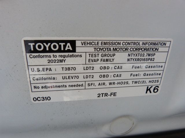 2022 Toyota Tacoma 2WD 2.7L 4CYL. GAS*EXTENDED CAB TRUCK*"ARE" TOPPER WITH LADDER RACK - 23066409 - 45