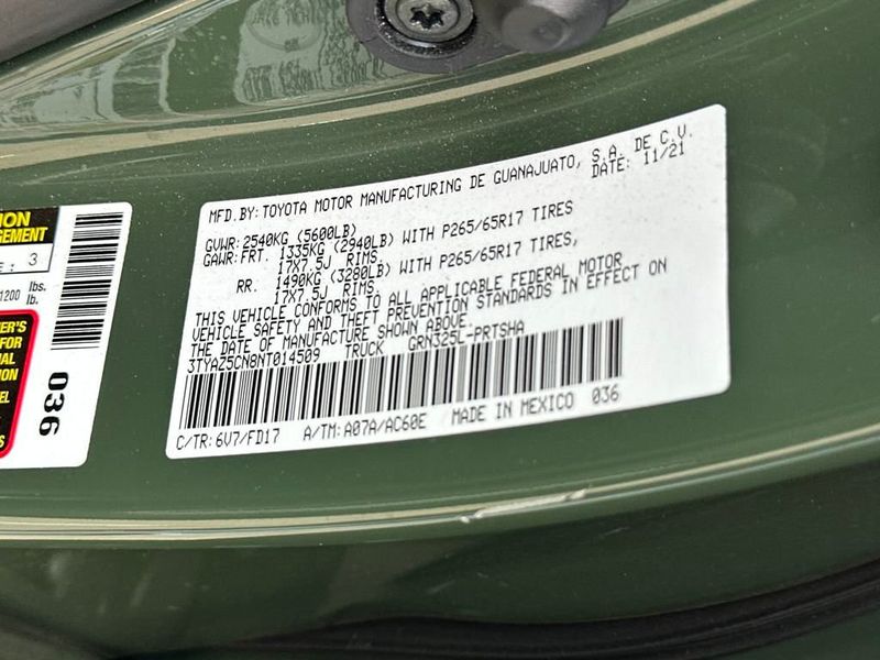 2022 Toyota Tacoma 2WD TRD Sport Double Cab 5' Bed V6 Automatic - 22943650 - 20