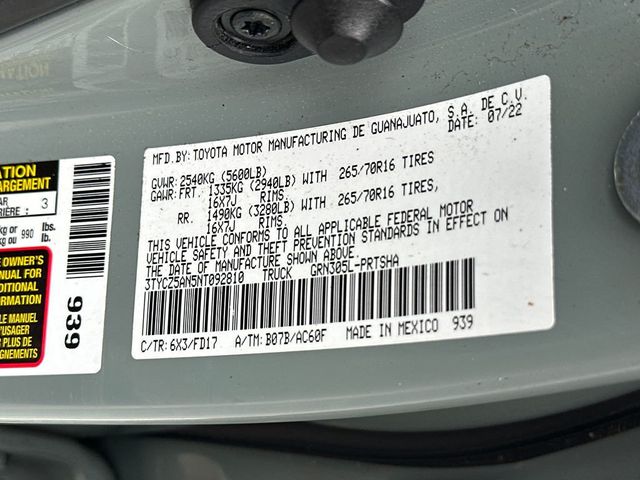2022 Toyota Tacoma 4WD TRD Off-Road - 23030836 - 20