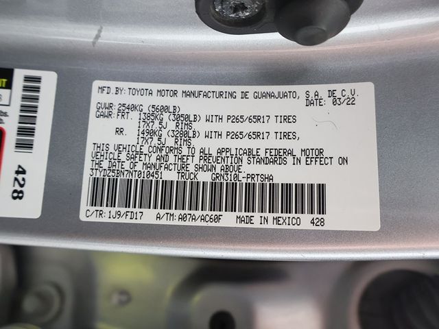 2022 Toyota Tacoma 4WD TRD Sport Double Cab 6' Bed V6 Automatic - 22997300 - 47