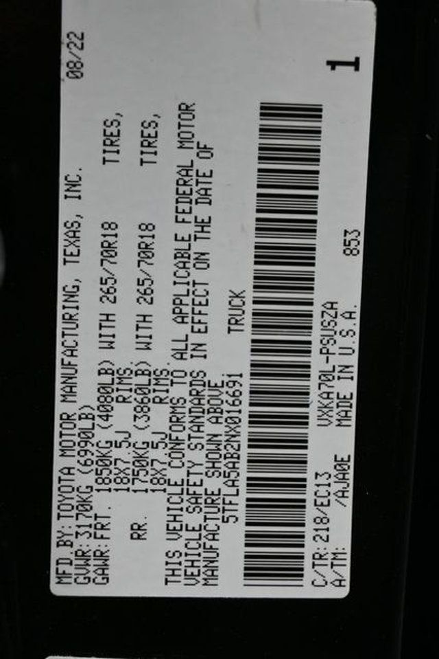 2022 Toyota Tundra 2WD SR5 - 22993191 - 3