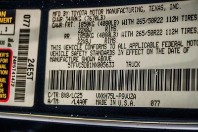 2022 Toyota Tundra 4WD