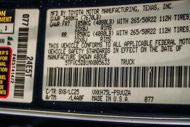 2022 Toyota Tundra 4WD Capstone - 23084983 - 4