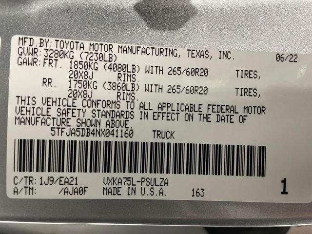 2022 Toyota Tundra 4WD Limited - 22932110 - 54
