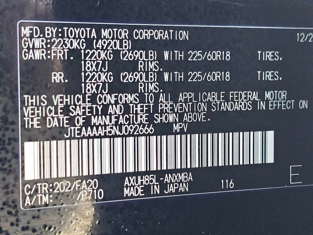 2022 Toyota Venza LE AWD - 22923041 - 35