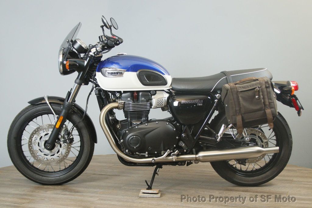 2022 Triumph Bonneville T100 Two-Tone Only 1842 Miles - 22948844 - 3