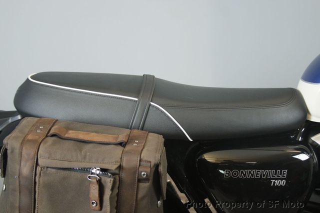 2022 Triumph Bonneville T100 Two-Tone Only 1842 Miles - 22948844 - 40