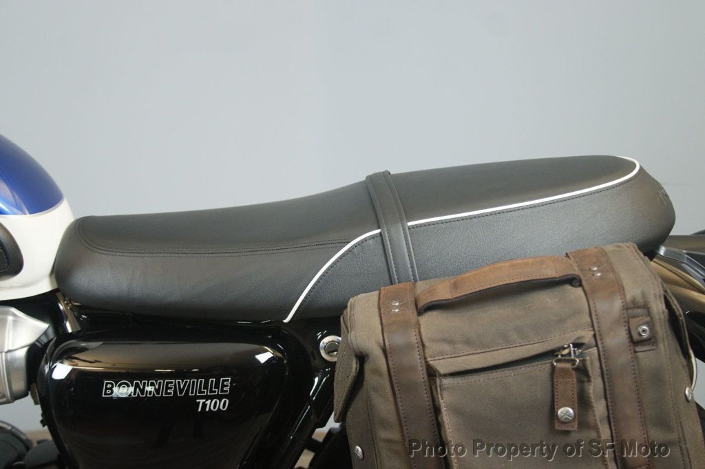 2022 Triumph Bonneville T100 Two-Tone Only 1842 Miles - 22948844 - 41