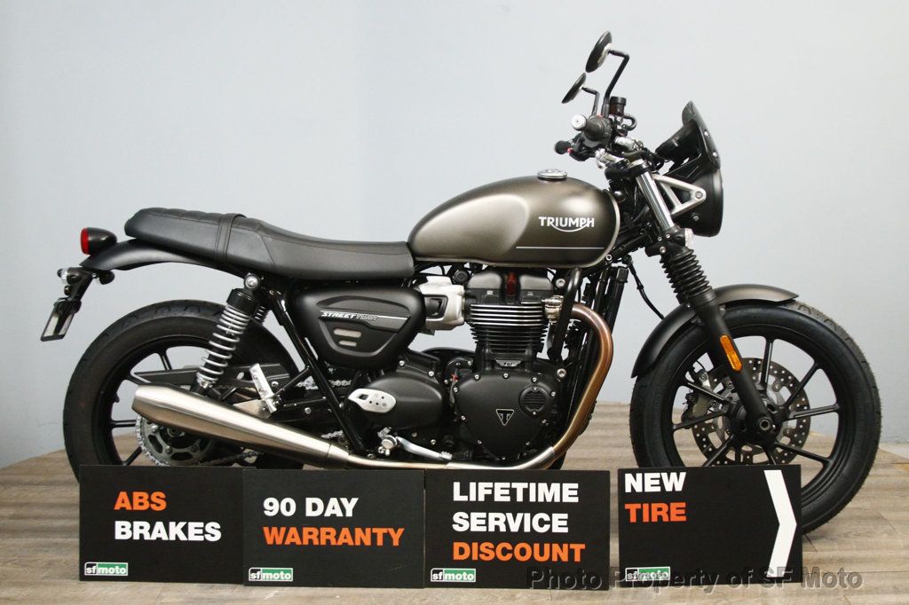 2022 Triumph Street Twin One Owner, 2487Miles - 23032257 - 4