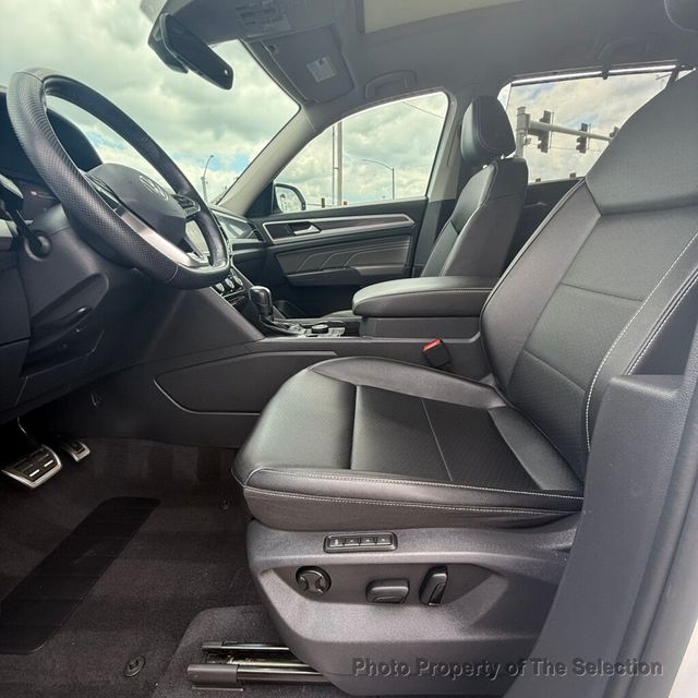 2022 Volkswagen Atlas 3.6L V6 SEL R-LINE BLACK 4MOTION, LEATHER, MOONROOF - 23039434 - 23
