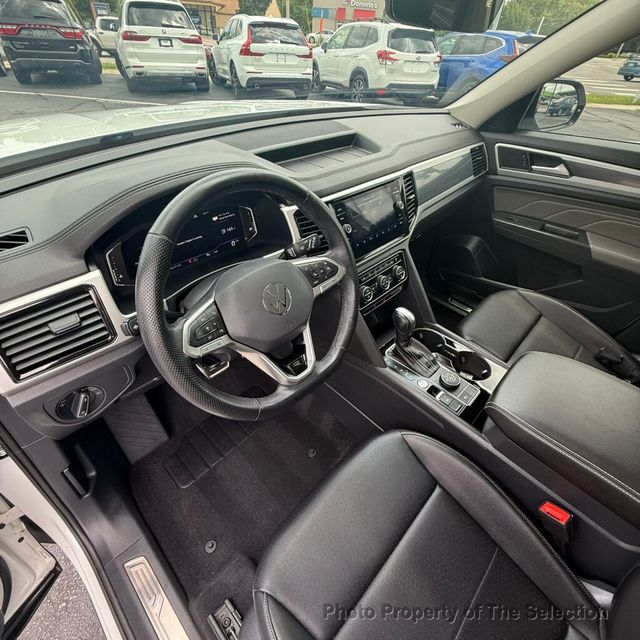2022 Volkswagen Atlas 3.6L V6 SEL R-LINE BLACK 4MOTION, LEATHER, MOONROOF - 23039434 - 24