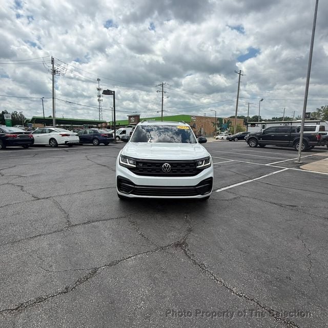2022 Volkswagen Atlas 3.6L V6 SEL R-LINE BLACK 4MOTION, LEATHER, MOONROOF - 23039434 - 3