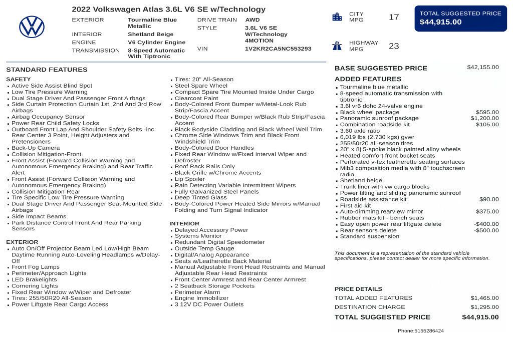 Volkswagen Atlas photo 3