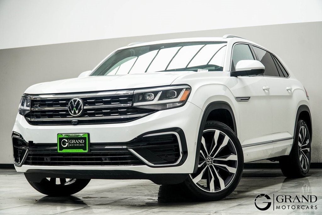 Used 2022 Volkswagen Atlas Cross Sport SEL Premium R-Line with VIN 1V2FE2CA0NC202319 for sale in Kennesaw, GA