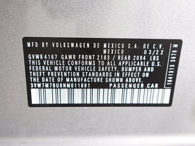 2022 Volkswagen Jetta SE Automatic - 23086044 - 51