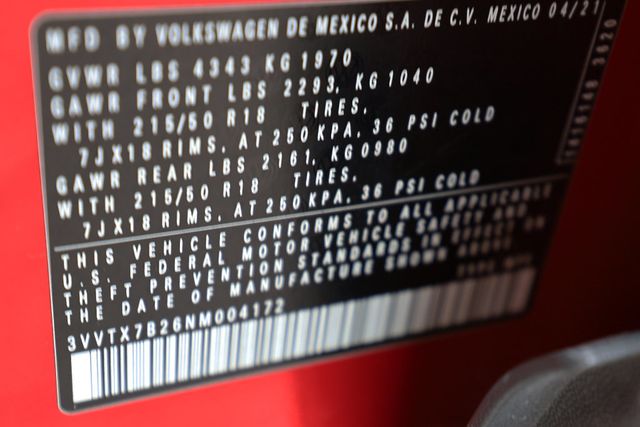 2022 VOLKSWAGEN TAOS SE FWD - 23090185 - 32