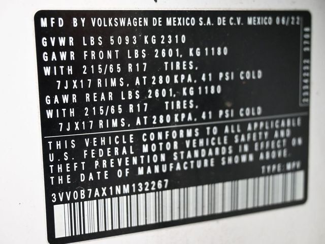 2022 Volkswagen Tiguan 2.0T S 4MOTION - 22999550 - 6