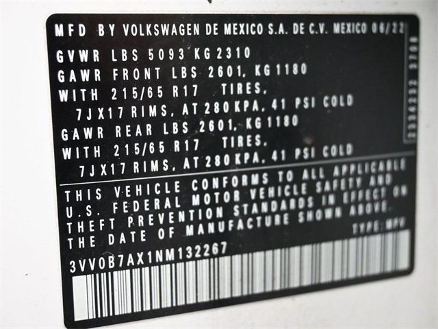 2022 Volkswagen Tiguan 2.0T S 4MOTION - 22949634 - 6